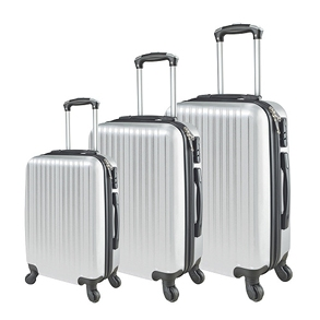 Koffer «Lugano», 3er-Set, grau