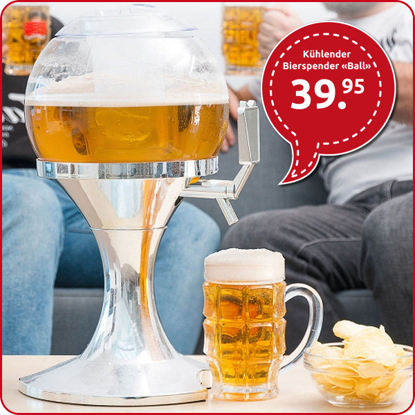 Kühlender Bierspender «Ball»