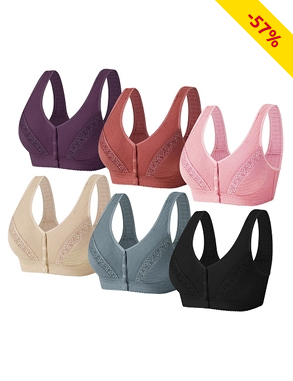 Spitzen-BHs «Lia», 6er-Pack, bunt