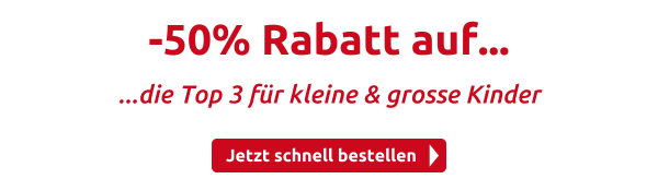 -50% Rabatt auf...