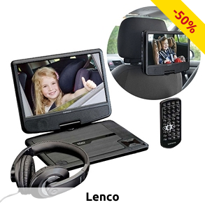 Lenco Tragbarer DVD-Spieler, 9"