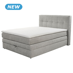 Boxspringbett «Amyr» mit Stauraum, 140 x 200 cm