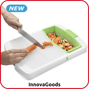InnovaGoods Schneidbrett «Practicut» 3-in-1, ausziehbar