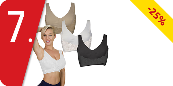 Comfortisse Push-up Bra BH, 3 Stück