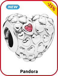 Pandora Schmuckstück «Heart Mom», Silber