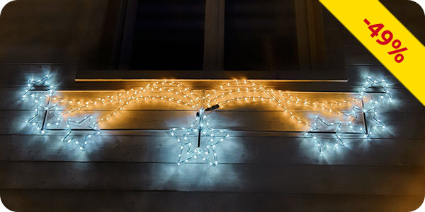 Lichterkette « Shooting Star», 400 LEDs, L 180 cm