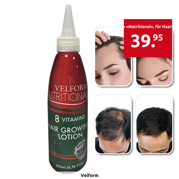 Velform Lotion «Nutritional», für Haarwuchs