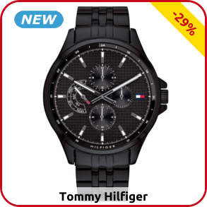Tommy Hilfiger Uhr «Shawn» für IHN, schwarz