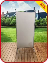 Stellwand Prime 178 x 82 cm, beige