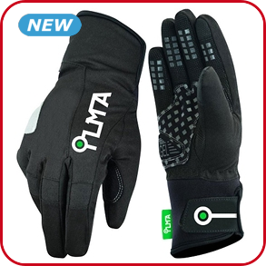 Handschuhe, 3-lagig, wasserdicht, schwarz