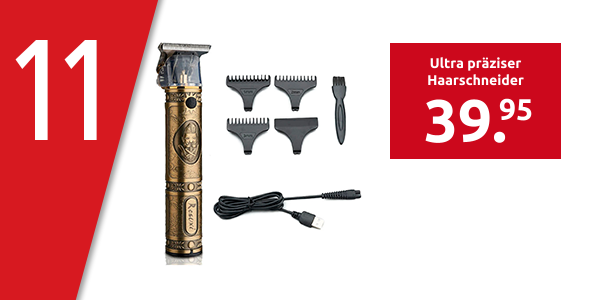 Ultra präziser Haarschneider, goldfarben