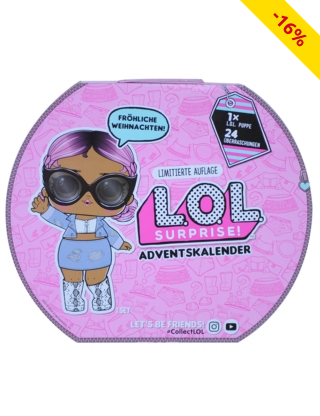 Adventskalender «L.O.L», 1 Puppe und 24 Accessoires