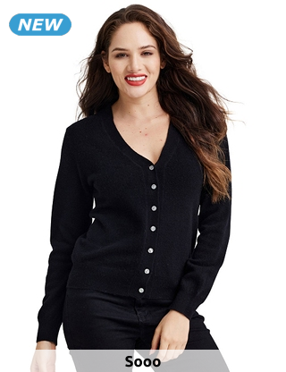 Strickjacke «Amore», schwarz