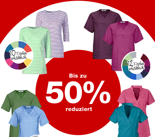 Bis zu 50% reduziert