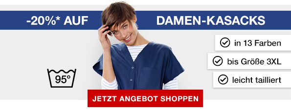 -20%* AUF DAMEN-KASACKS