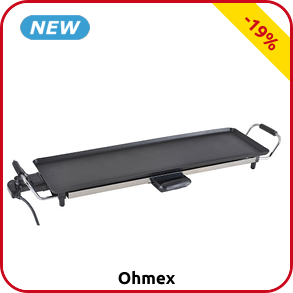 Ohmex elektrischer Grill XXL «TPK 2390»