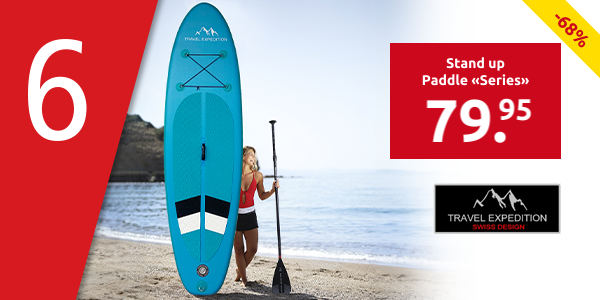 TRAVEL EXPEDITION Stand up Paddle «Series» aufblasbar, 275 x 76 x 10 cm