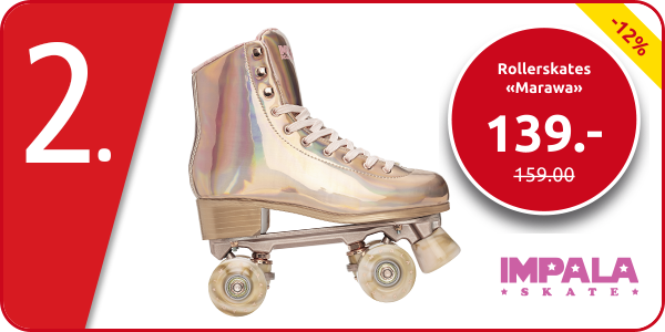 Impala Rollerskates «Marawa», rosa/gold