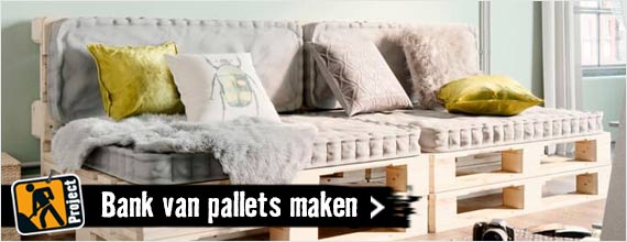 Palletbank zelf maken . HORNBACH