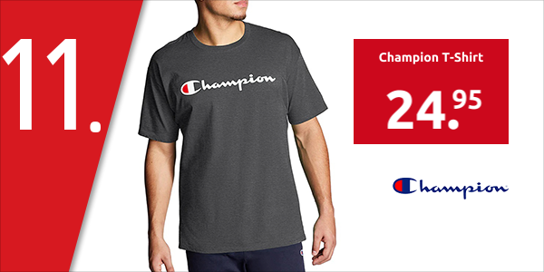 Champion T-Shirt, sportlicher Schnitt, grau