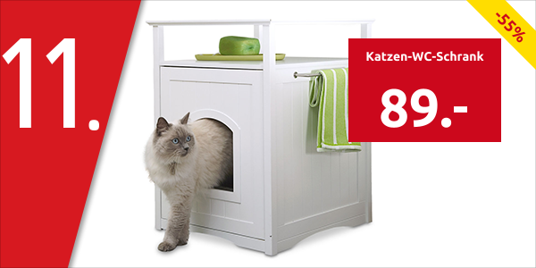 Katzen-WC-Schrank, neu: innen B 41 x H 47 x T 55 cm