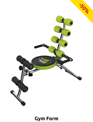 Gymform Fitnessgerät  «AB Celerate», grün/schwarz