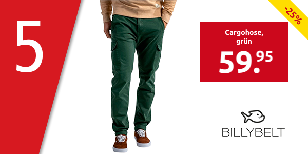 BILLYBELT Cargohose, grün