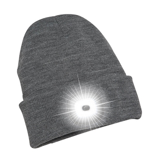 Mütze mit LED, grau