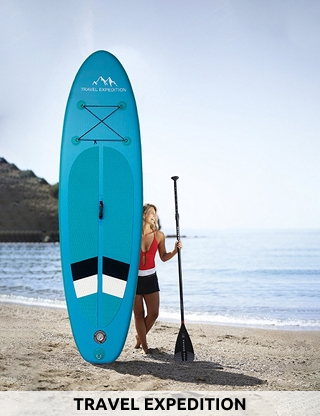 TRAVEL EXPEDITION Stand up Paddle «Series» aufblasbar, 275 x 76 x 10 cm