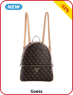 Guess Rucksack «Manhattan» 28 x 33,5 cm, schwarz