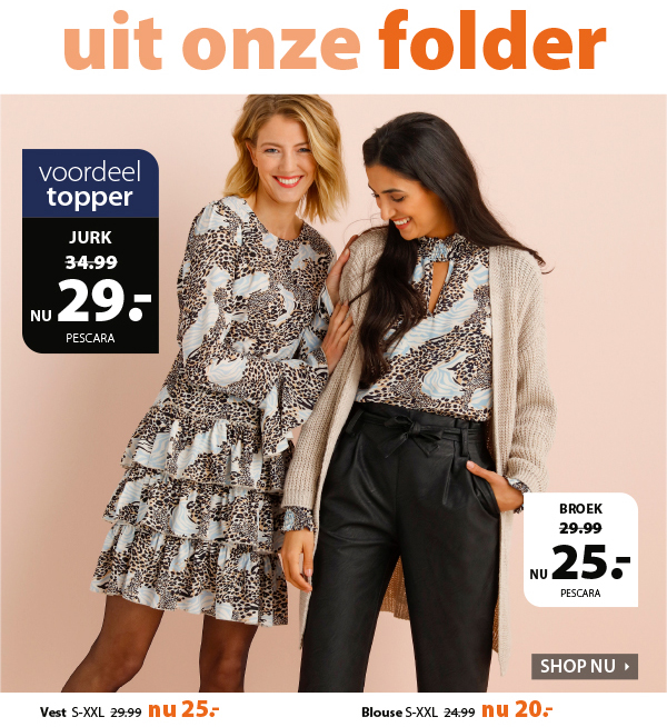 Voordeeltoppers voor dames!