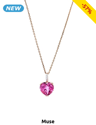 MUSE Anhänger «Royalia», Diamanten/Topas/Roségold