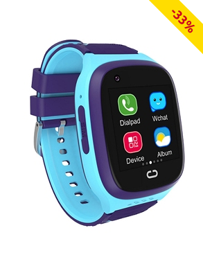 Smartwatch für Kinder, mit Ortungsfunktion, blau