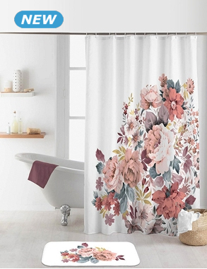 Duschvorhang «Jayana», 180 x 200 cm