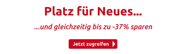 Platz für Neues...