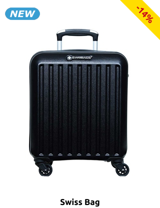 Swiss Bag Koffer «Trolley Cabine Easyjet», schwarz
