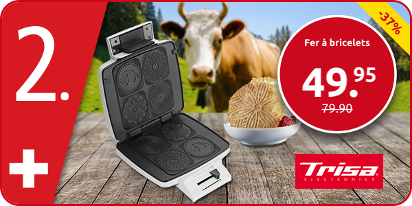 Fer à bricelets de Trisa