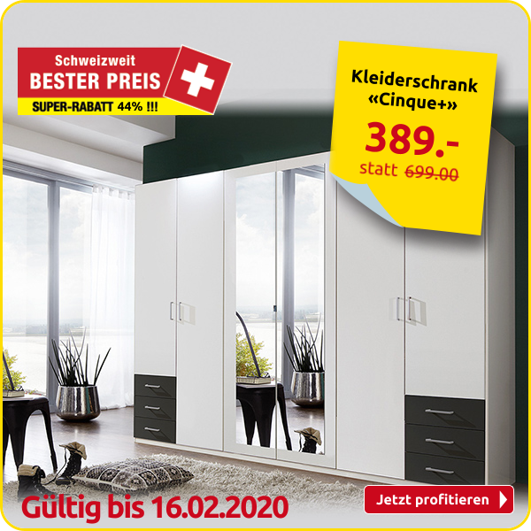 Kleiderschrank «Cinque+»