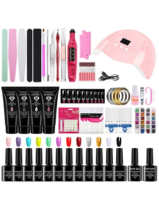 Nail Art Set «Nail UV kit», 78-teiliges Zubehör, mit UV-Lampe