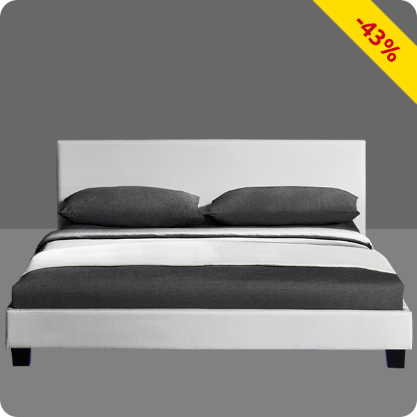 Bett LED «City», B 140 cm