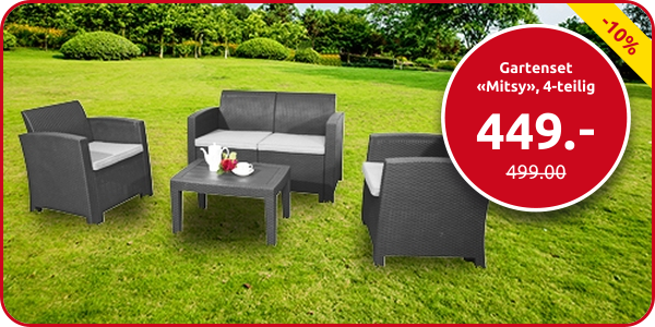 Gartenset «Mitsy», 4-teilig