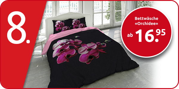 Bettwäsche «Orchidee»