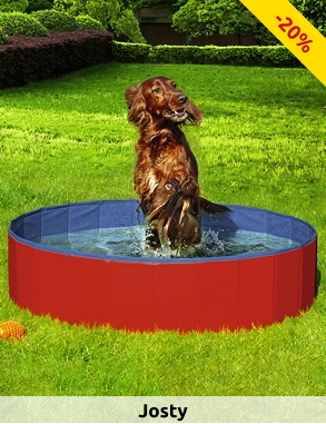 Josty Hundepool, krallenfest, Ø 80 x 20 cm