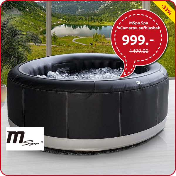 MSpa Spa «Camaro» aufblasbar, 6 Personen, 138 Jet-Düsen