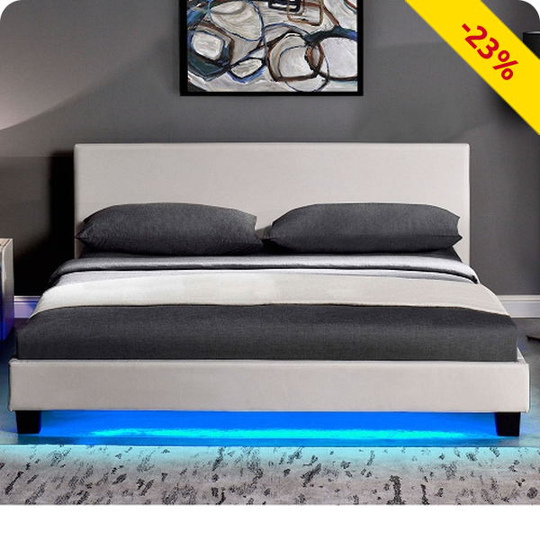 Bett LED «City»