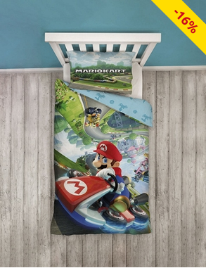 Garnitur für Kinder Double Face, 160 x 210 cm + 65 x 100 cm, «Mario»