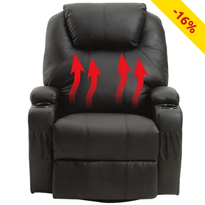 Elektrischer Relax-Sessel mit Wärme- und Massagefunktion