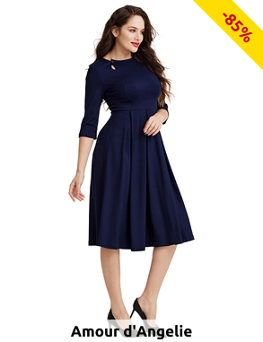Kleid «Sublime», marine