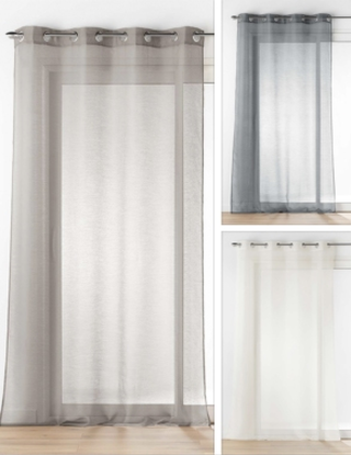 Vorhang «Lissea», H 240, B 140 cm, grau