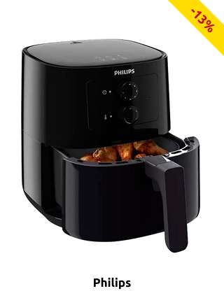 PHILIPS Heissluftfritteuse «Essential HD9200/91», 4,1 l/800 g